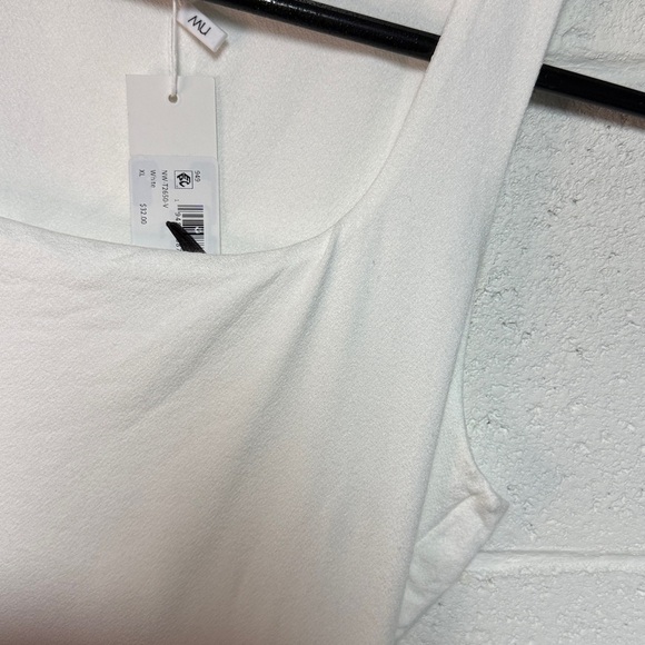 Naked Wardrobe Square Neck Tank White Extra Large - Picture 6 of 6